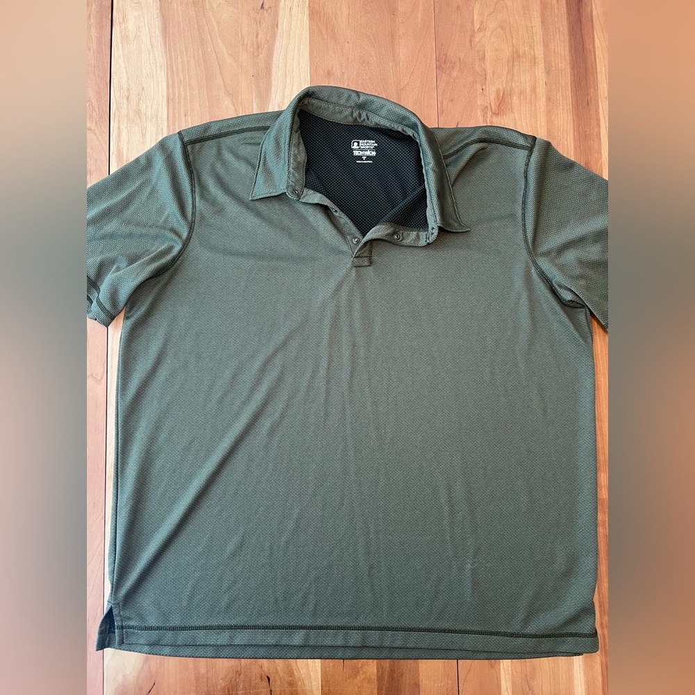 Eastern Mountain Sports Men's Polo Shirt in Olive Green